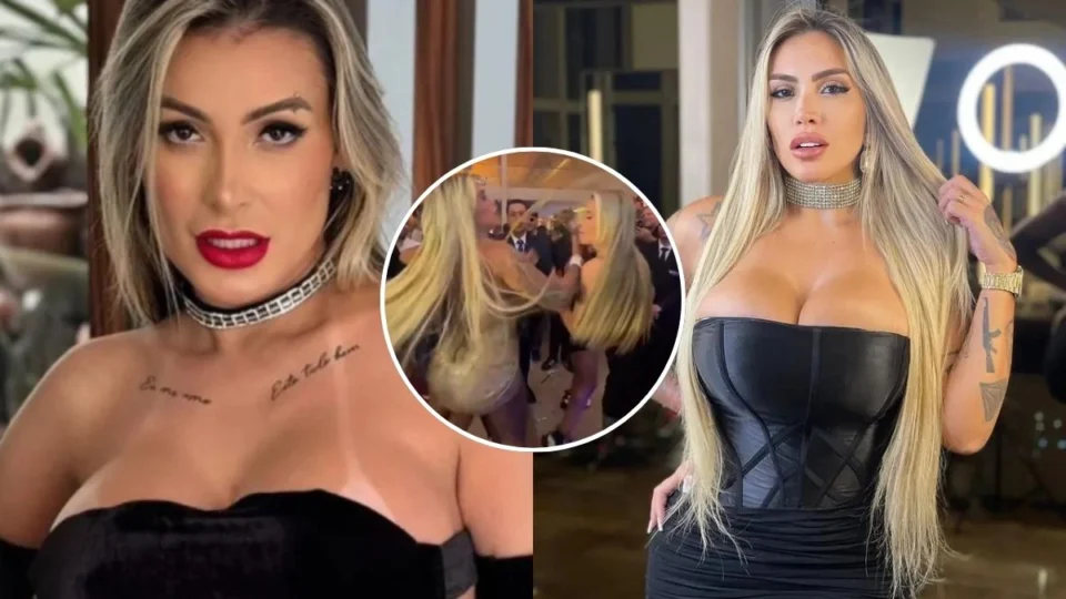 ESCÂNDALO! Andressa Urach termina com rosto suturado após sair no tapa com Juju Ferrari; veja vídeo