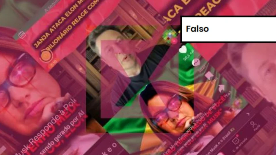 Elon Musk não gravou vídeo respondendo xingamento de Janja