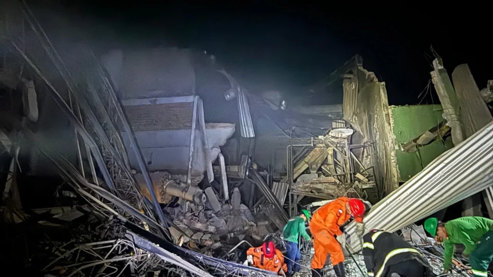 Explosão em galpão de soja deixa dois mortos e um ferido em Cariri-TO