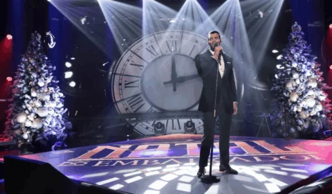 Gusttavo Lima grava ‘Natal do Embaixador’ e reúne famosos no SBT