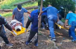 Homem retorna para matar vítima torturada que estava sendo socorrida em maca no AM