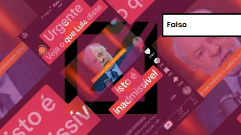 É falso post que afirma que Lula vai reduzir o salário mínimo em 2025