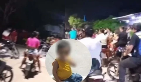 Morte de criança em Codajás gera revolta e tentativa de invasão à delegacia; veja vídeo