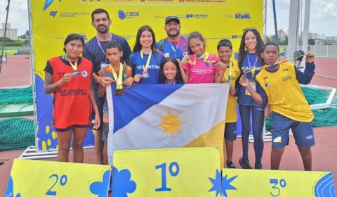 Paralimpíadas Escolares: delegação do Tocantins acumula 44 medalhas