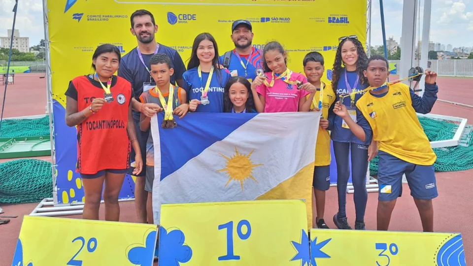 Paralimpíadas Escolares: delegação do Tocantins acumula 44 medalhas