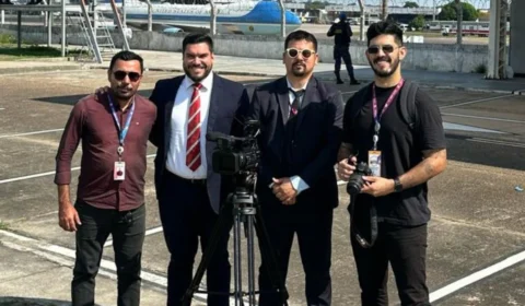 TV Norte Amazonas acompanha visita histórica de Joe Biden a Manaus