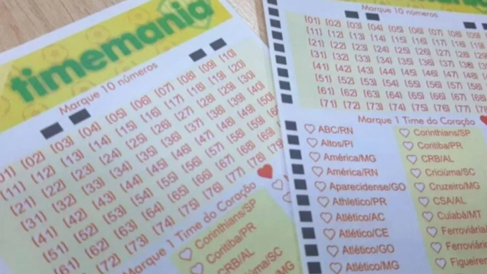 Resultado Timemania de hoje (14/11): veja números sorteados no concurso 2167