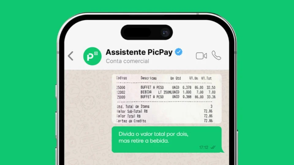 PicPay lança IA no WhatsApp capaz de fazer Pix