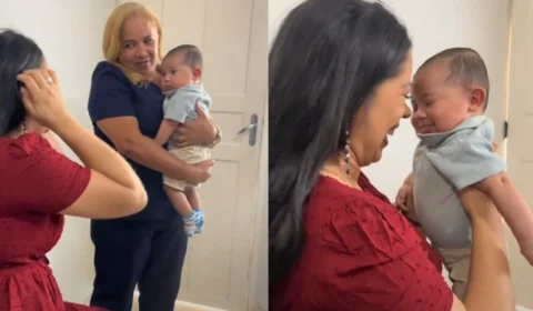 “Enfim, mamãe!”: bebê sorri ao ser adotado e emociona a internet
