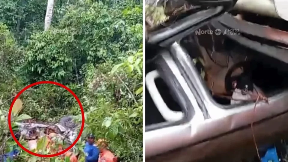 VÍDEO: caminhonete da Secretaria de Saúde de Porto Velho capota e deixa feridos