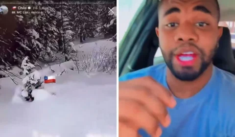 Davi Brito responde as críticas de seu vídeo ‘esquiando no Chile’