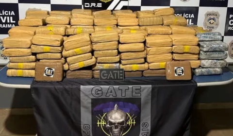 Trio é preso com 260 tabletes de maconha escondidos em esterco de boi em Boa Vista