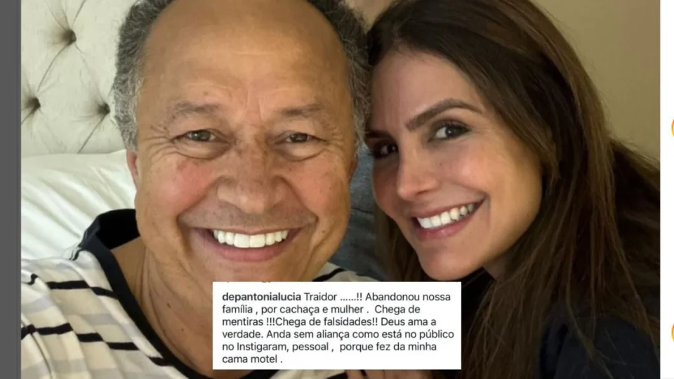 ‘Abandonou nossa família por cachaça e mulher’: esposa de Silas Câmara denuncia traição