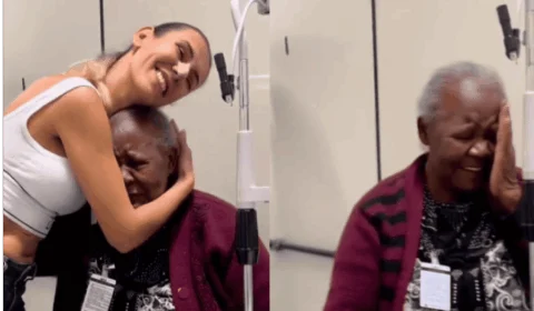 VÍDEO: idosa volta a enxergar após 10 anos e emociona internet pela gratidão