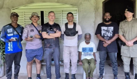Policia Militar localiza idoso de 78 anos desaparecido na mata em Arraias (TO)