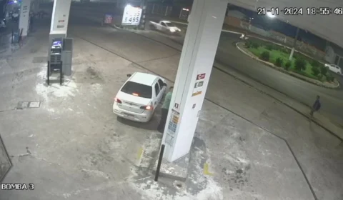 Veja vídeo: momento que homem é executado em posto de gasolina de Iranduba