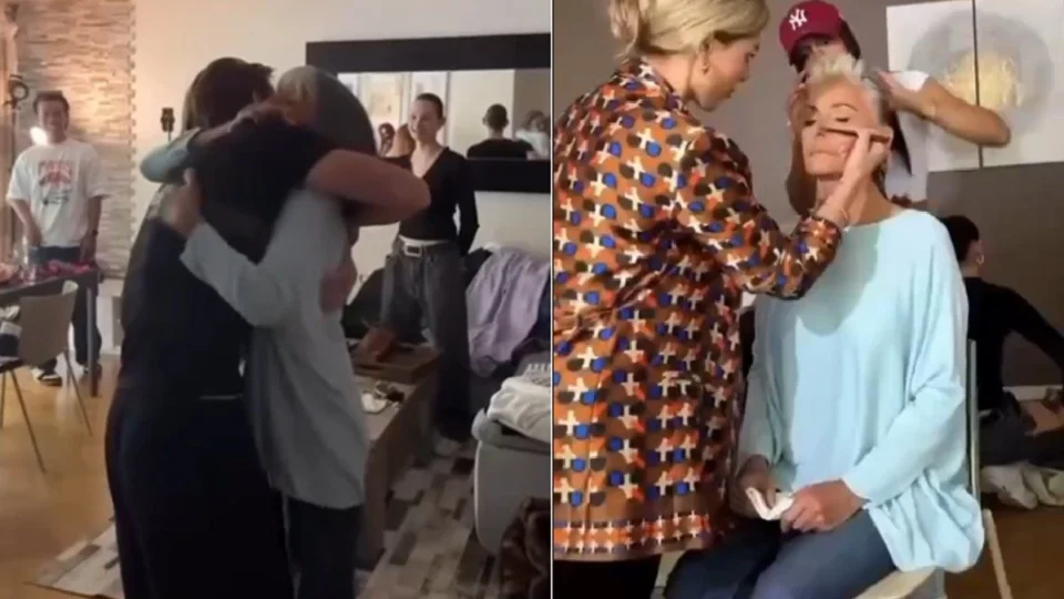 VÍDEO: neto faz ensaio fotográfico para avó (ex-modelo) relembrar um dia da profissão