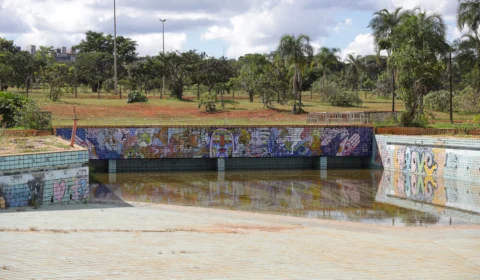Ponto de lazer histórico: GDF libera reforma da Piscina de Ondas do Parque da Cidade