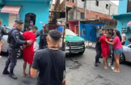 Homem é preso por perturbação em Manaus; vídeo mostra suspeito com arma pesada