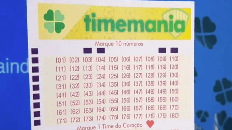 Timemania de hoje, quinta-feira (21/11), concurso 2170; prêmio chega a R$ 11 milhões