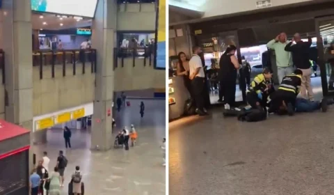Vídeos registram tiroteio no Aeroporto de Guarulhos que causou uma morte