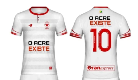 Uniforme do Rio Branco ostenta frase a pedido dos torcedores: ‘O Acre Existe’