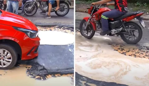 Buracos e falta de infraestrutura causam prejuízos na rua José Romão, em Manaus