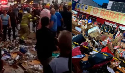 Desabamento de loja em Cacoal deixa uma vítima fatal, após fortes chuvas