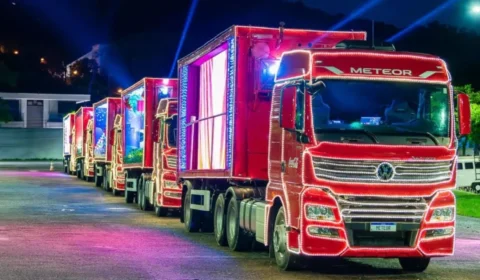 Caravana de Natal da Coca-Cola chega a Rio Branco pela primeira vez, nesta sexta-feira (6)