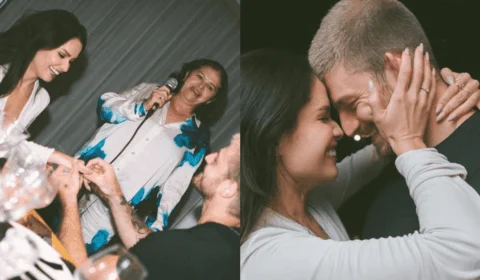 Ex-BBB Juliette divulga fotos do pedido de casamento: ‘Agora estou noiva’