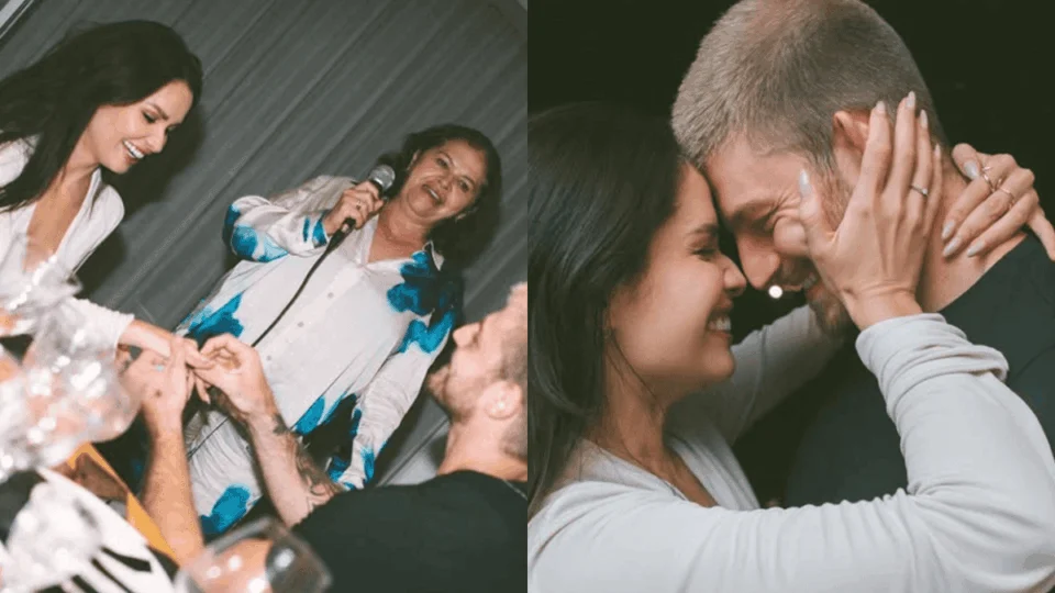 Ex-BBB Juliette divulga fotos do pedido de casamento: ‘Agora estou noiva’