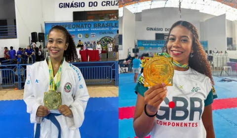 Nathália Faria, atleta amazonense, conquista título no Campeonato Brasileiro de Karatê Sênior 2024