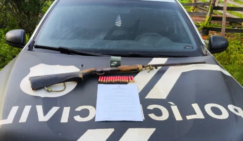 Idoso é preso por porte ilegal de arma em Novo Acordo (TO)
