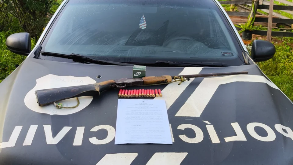 Idoso é preso por porte ilegal de arma em Novo Acordo (TO)