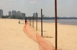 Praia da Ponta Negra não será liberada para banho até o Réveillon em Manaus