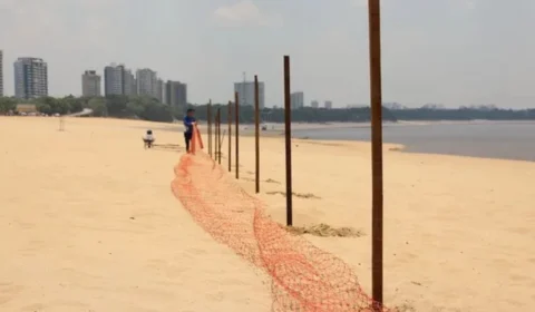 Praia da Ponta Negra não será liberada para banho até o Réveillon em Manaus