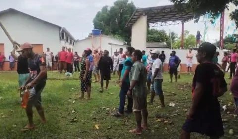 Suspeito de esquartejar e incendiar corpo de mulher é espancado por moradores em Borba