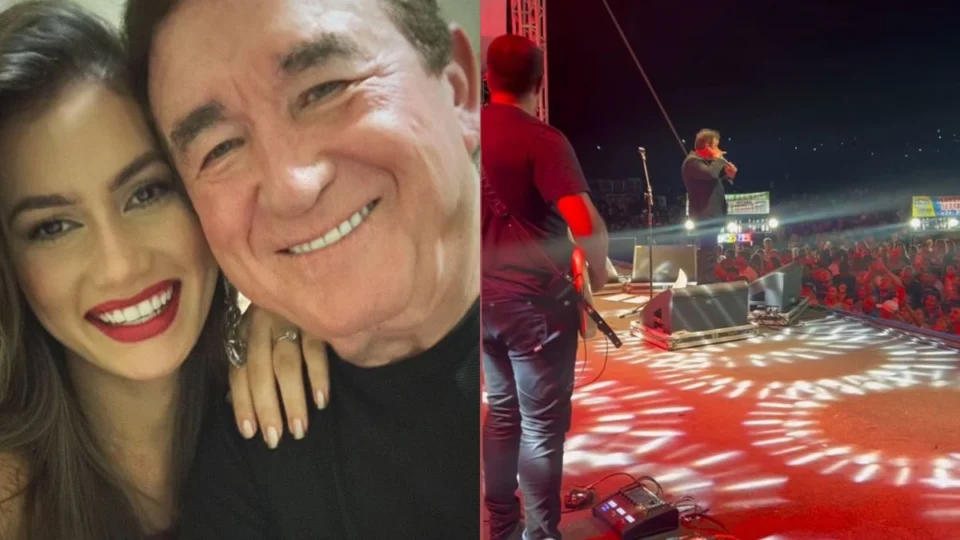 Namorada de 22 anos de Amado Batista faz declaração de amor nas redes sociais
