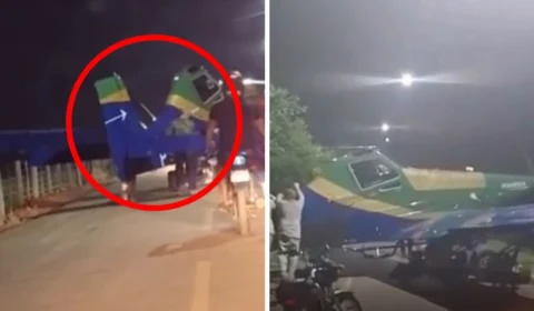 ​VÍDEO: Avião agrícola realiza pouso forçado na estrada de Pimenta Bueno, Rondônia