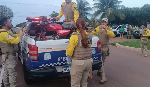 Jovem de 18 anos é preso em flagrante após ser pego com moto roubada no TO