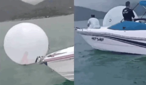 Herói do mar: marinheiro resgata criança presa em bolha inflável no litoral Norte de SP; veja vídeo