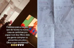 Menina de 7 anos emociona com gesto solidário no Natal