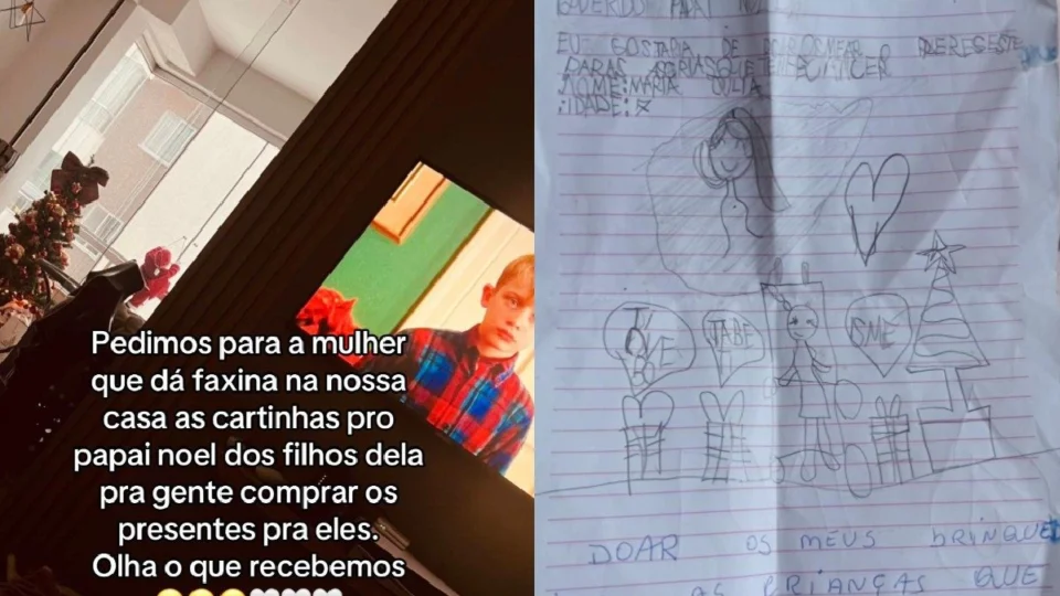Menina de 7 anos emociona com gesto solidário no Natal