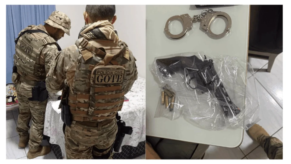 Polícia Civil apreende arma com investigado por homicídio do Ceará