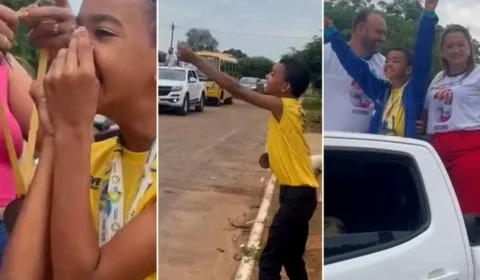 Atleta paralímpico escolar recebe carreata em homenagem às conquistas em Barrolândia (TO)