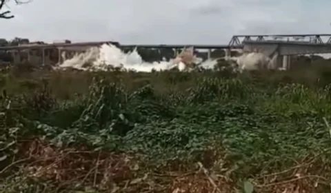 Cai ponte que faz divisa entre Tocantins e Maranhão; veja vídeo