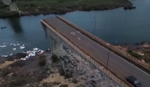 Ponte do estreito: ministro e governadores realizam visita técnica após desabamento