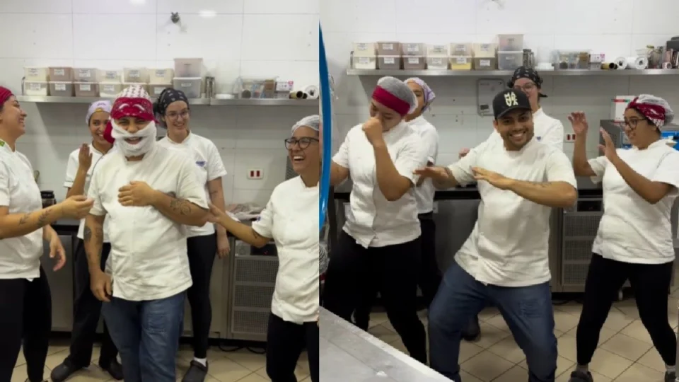 VÍDEO: chef desafia equipe e se torna sucesso com promessa de folga no Natal