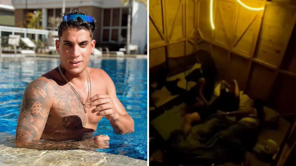 Tiago Ramos é flagrado em cena quente com duas ‘idosas’ no Rancho do Maia
