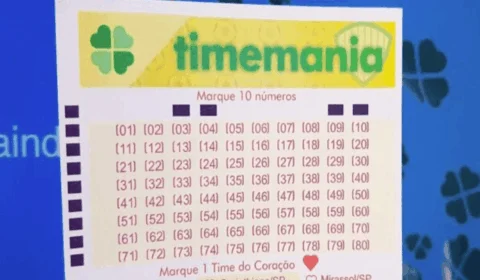 Timemania de hoje, terça-feira (10/12), concurso 2178; prêmio chega a R$ 14,2 milhões